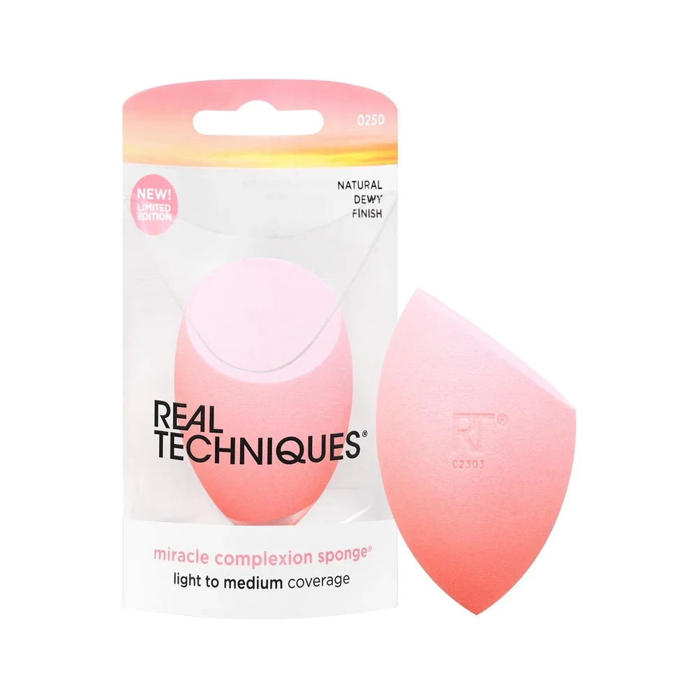 Miracle Complexion Esponja Maquillaje Licuadora Fundación Corrector Blush Cremas Ligero Sin Látex