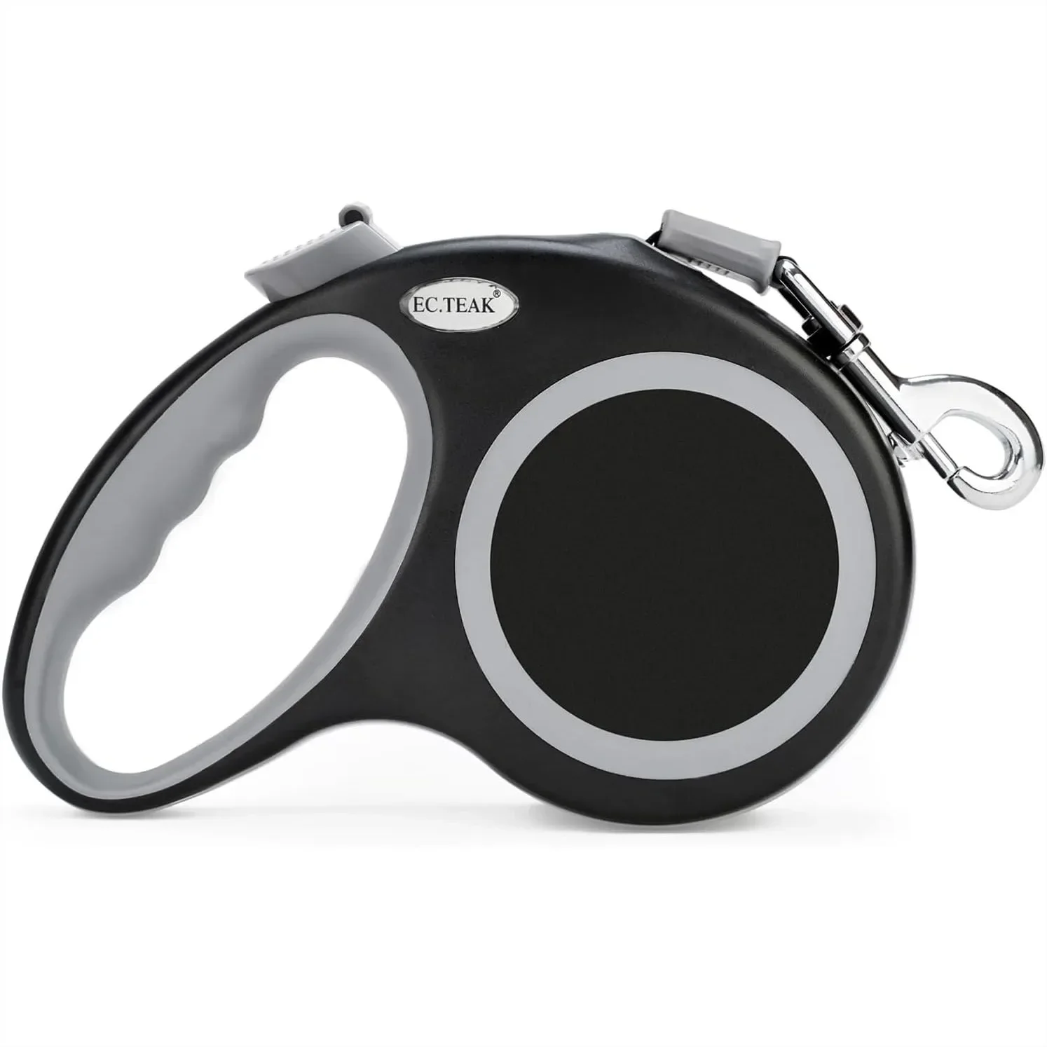

Retractable Dog Leash 26 FT, Heavy Duty Nylon Tape for Dogs up to 110lbs, One-Handed Brake Pause Lock, Tangle-Free, Perfect for Medium Large Dogs Black