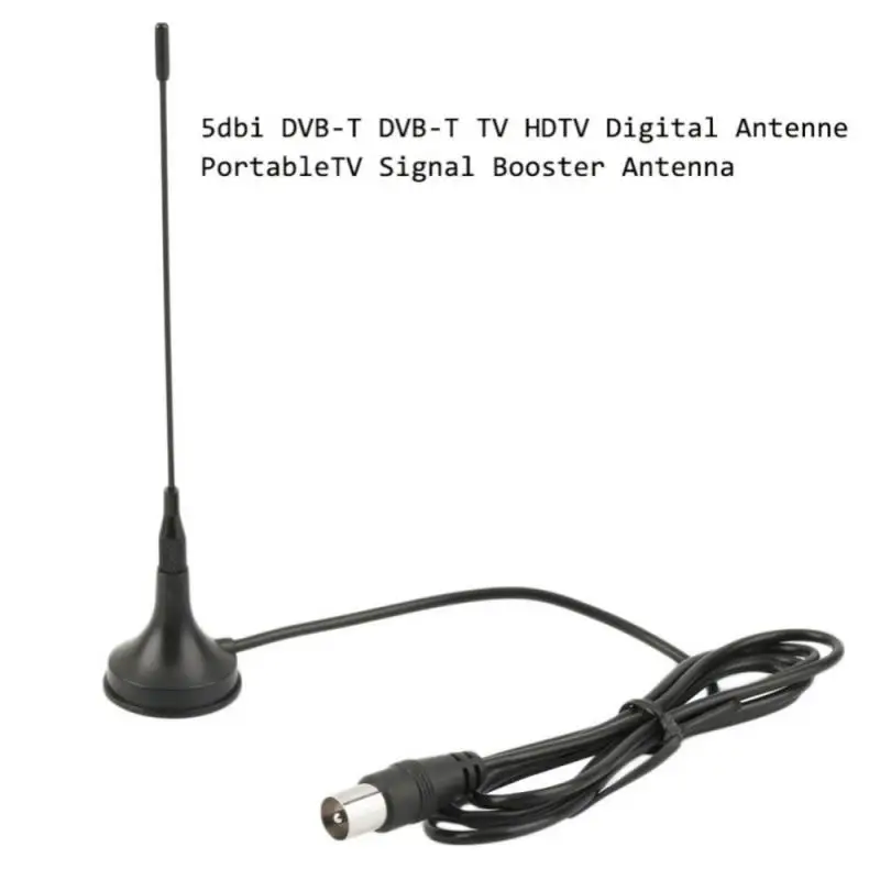 Antena HDTV interior digital, impulsionador aéreo para DVB-T, DVB-T2 Rádio, 5DB