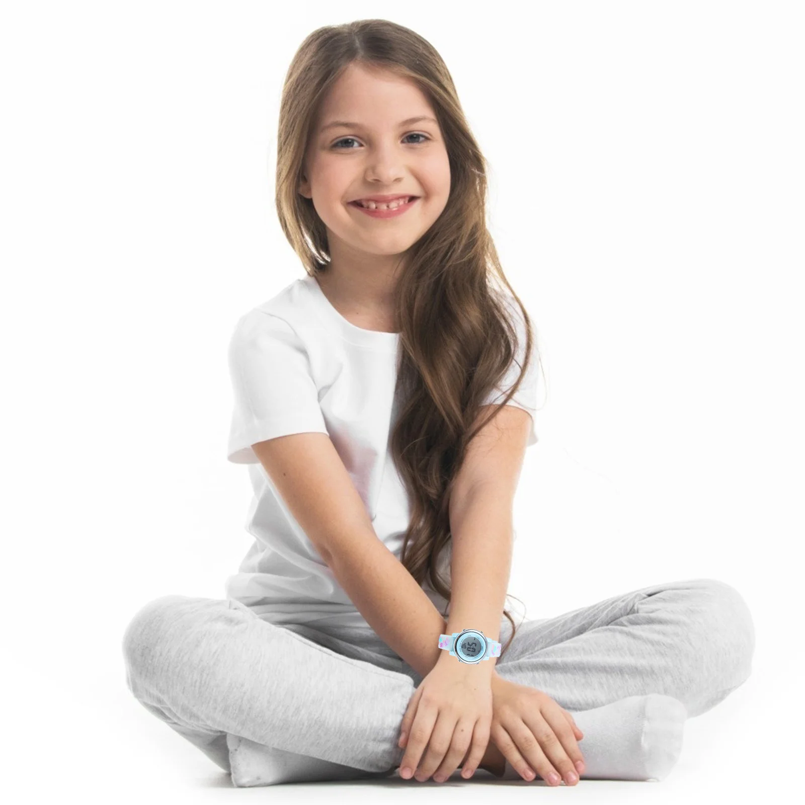 Waterproof Student Watch Comfortable Wear Easy to Adjust Stylish Beautiful Exquisite Workmanship Appropriate Screen Design Fresh