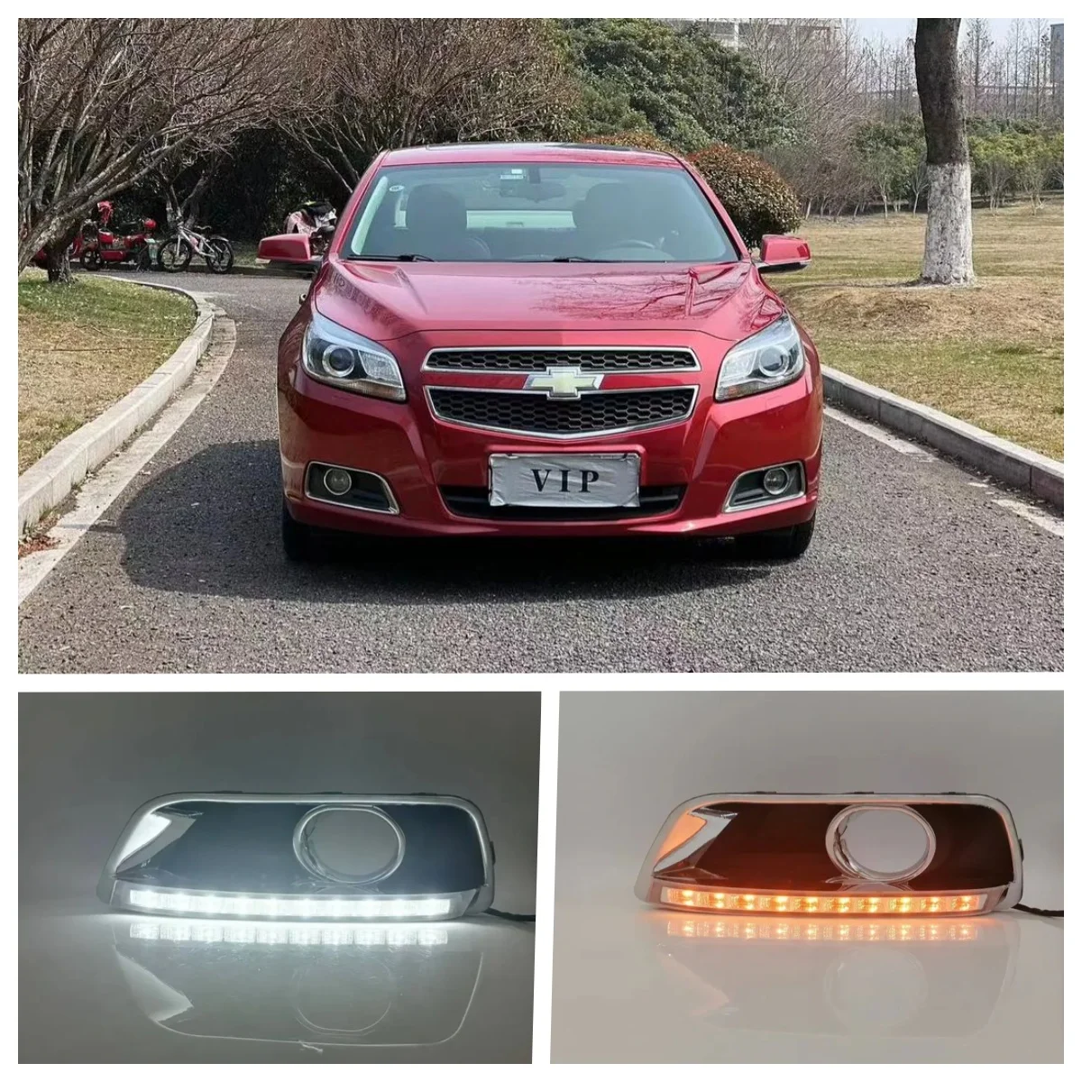 

LED DRL For Chevy Chevrolet Malibu 2012 2013 2014 2005 Daytime Running Lights LED Daylight Lamp With Dynamic Turning Lights