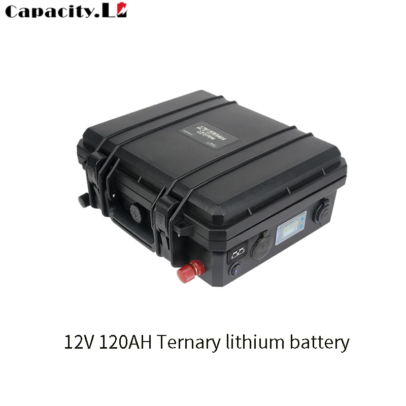 12V 120ah Lithium Battery 100AH Power bank150AH with Solar Controller Camping  with PD Waterproof for RV High Power Battery