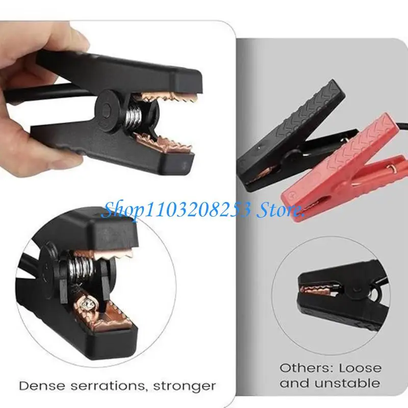 

R6FA 18V Battery Jumper Cable Adapter 8AWG Jump Starter Auto Boosters Cable Accessory