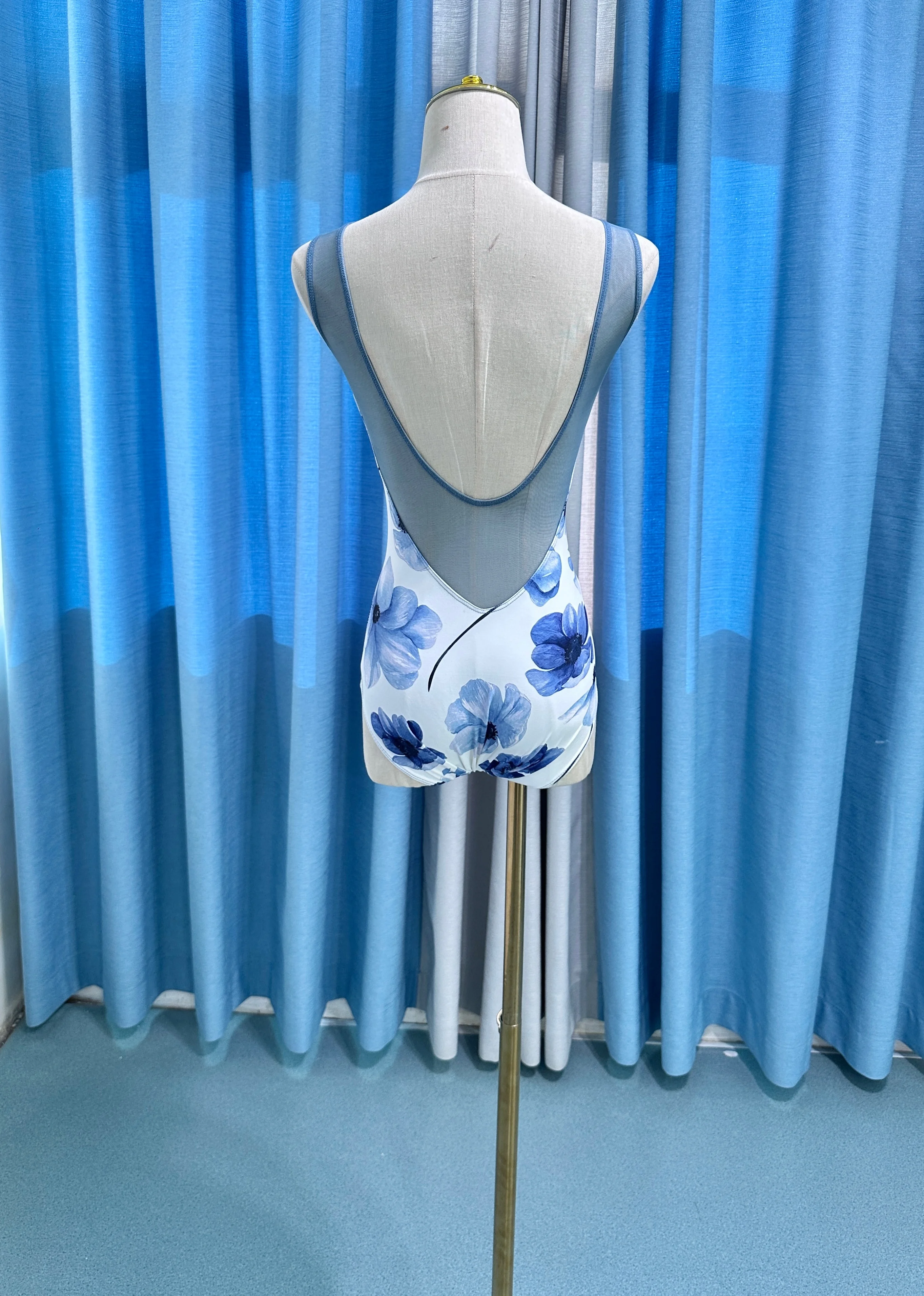 Ballett Overall Frauen neuen Stil eleganten Druck Tanz Trikot Erwachsenen ärmellose Ballett Tanz Praxis Anzug neue Yoga-Kleidung – Detail 9