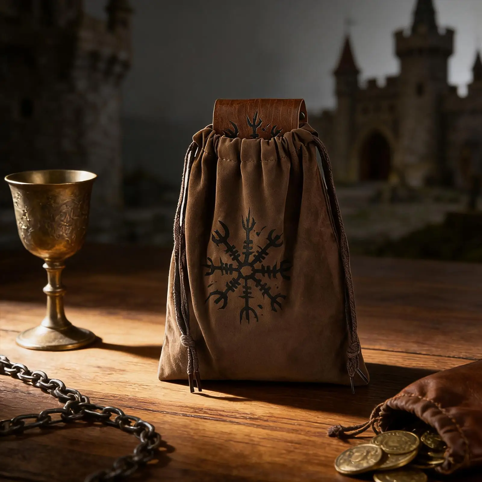 Riñonera renacentista, bolso de cintura Vintage, bolso de fruta Medieval Retro, riñonera plegable con flores prensadas para senderismo al aire libre