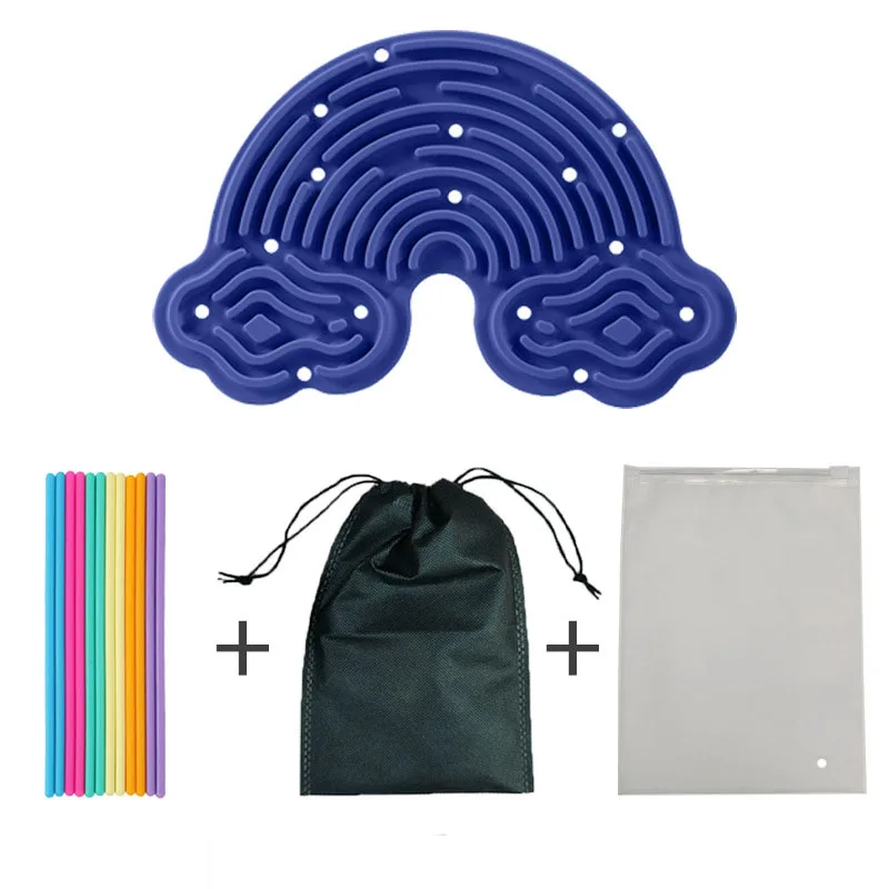 Silikon-Sensorik-Matte zur Stresslinderung, Stressabbau-Spielzeug, Aktivitätsbrett, Puzzle-Spielzeug, Quetsch-Stressabbau-Spielzeug, Fidget-Spielzeug – Detail 7