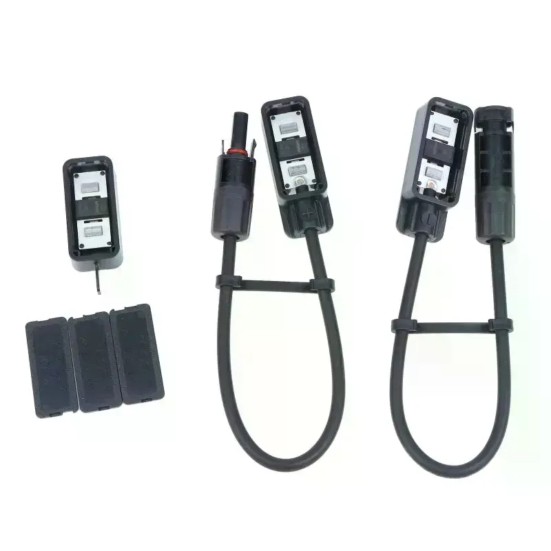 PV Panel Junction Box 1500V 30A IP65 Waterproof Solar Connector Adaptor for Marine Solar Power System Connection