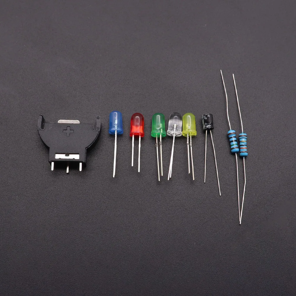 1Set Für GAMECUBE NGC BATTERIE UPGRADE Für SEGA Dreamcast DC Controller Ports PCB Power LED Kit Sicherung Kondensator Batterie halter Kit