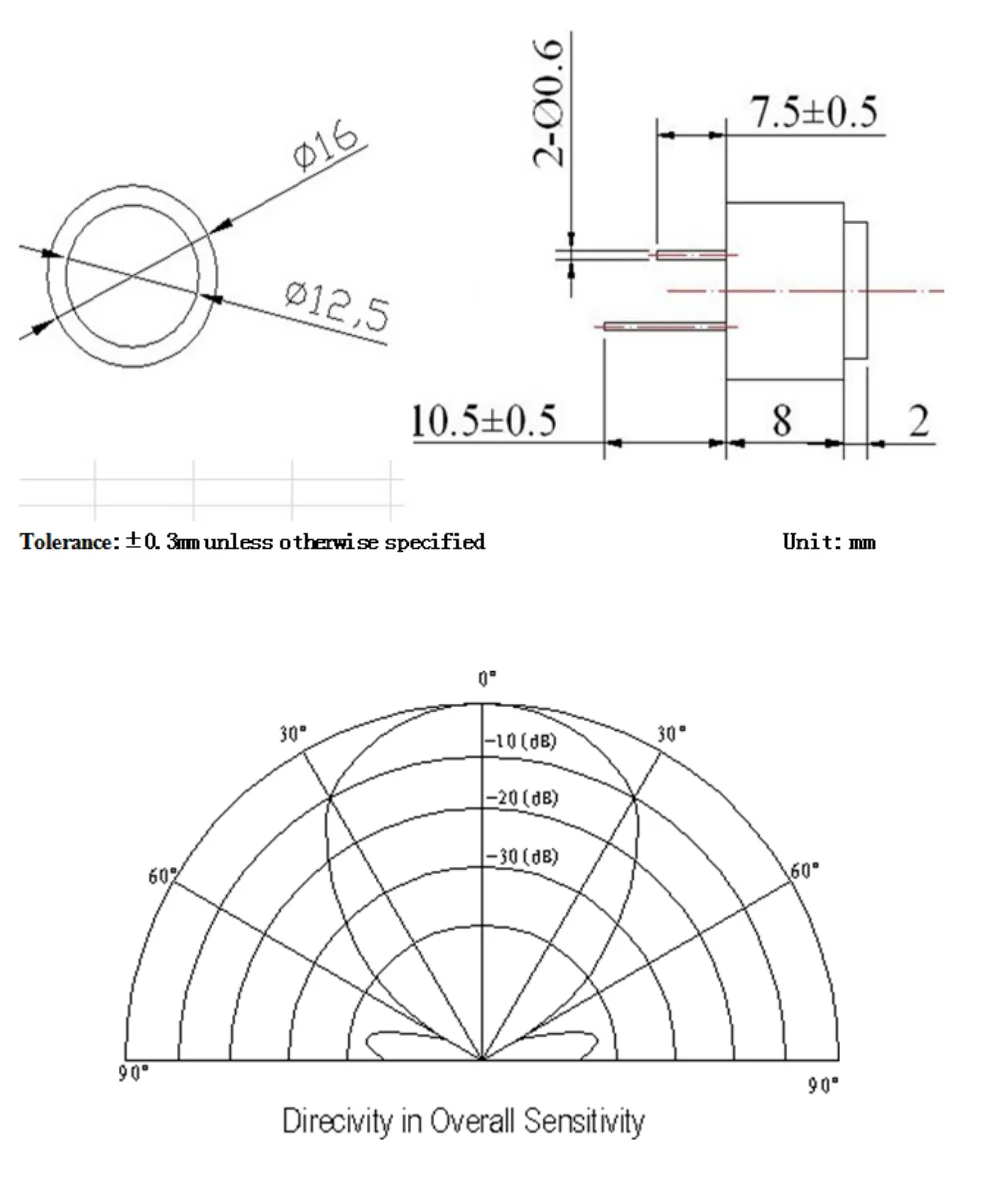 5 10 PCS 16mm 40KHZ waterproof split type ultrasonic transmitter Receiving TCT40-16T/R distance measurement