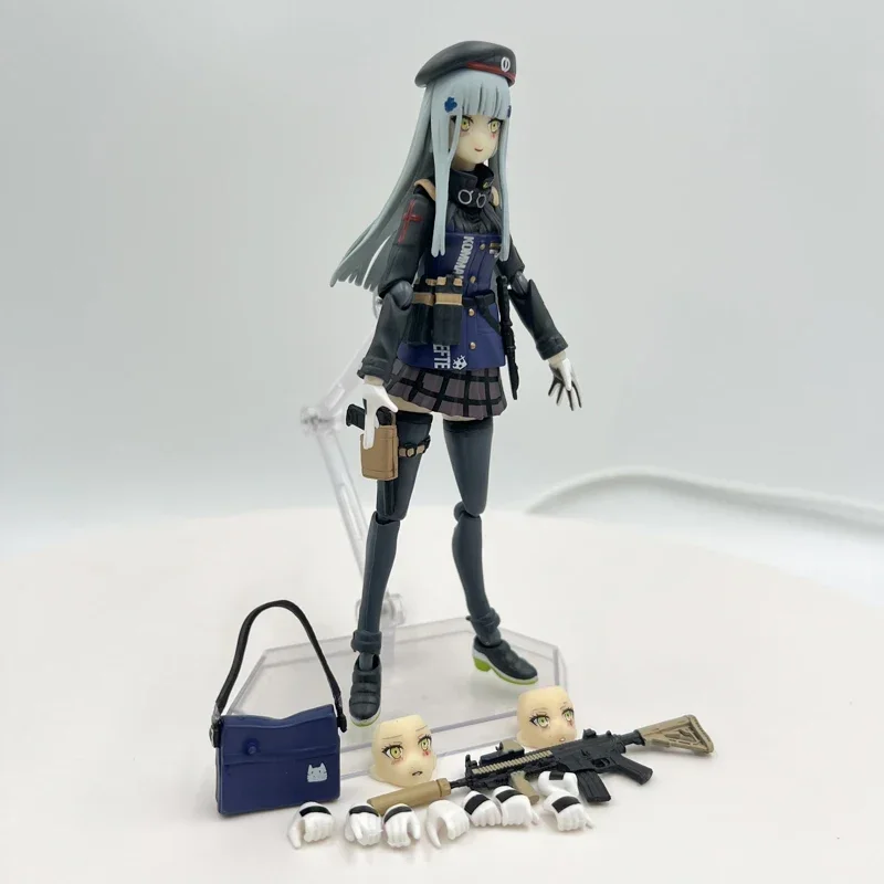 14cm Figma #573 Girls\' Frontline HK416 Anime Girl Figure Girls\' Frontline Action Figure Adult Collectible Model Doll Toys Gifts