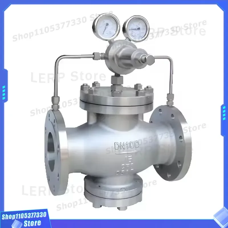 KH YK43F Pneumatic Membrane Gas Pressure Reducing Valve Dn50-Dn600 Safety Control Adjustable Normal Temperature 1 Year