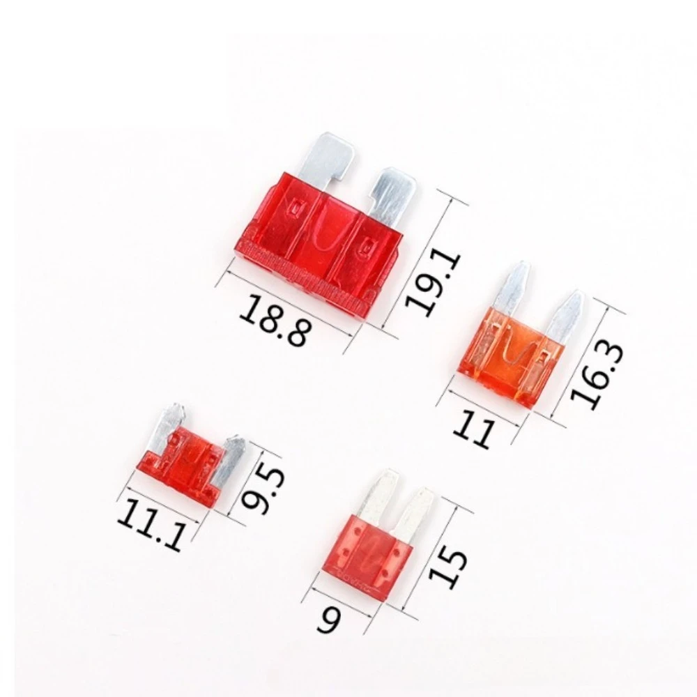 Car Fuse MINI SMALL MEDIUM Size 32V Holder Add-a-circuit TAP Adapter with Micro Mini Standard ATM Blade Fuse