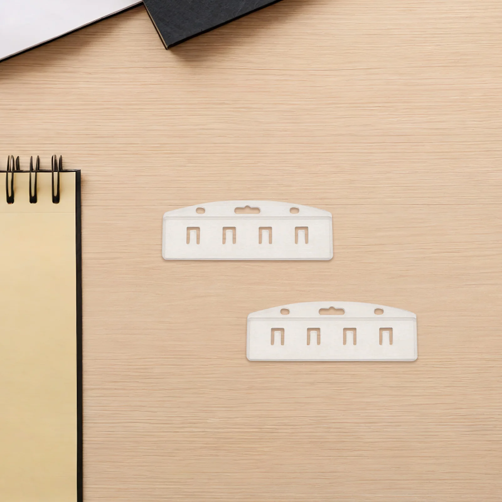 25 قطعة حامل شارة شفاف صلب واضح بطاقة الهوية حامي لمؤتمر المكتب الضرب الائتمان القابض تمرير المنظم كم