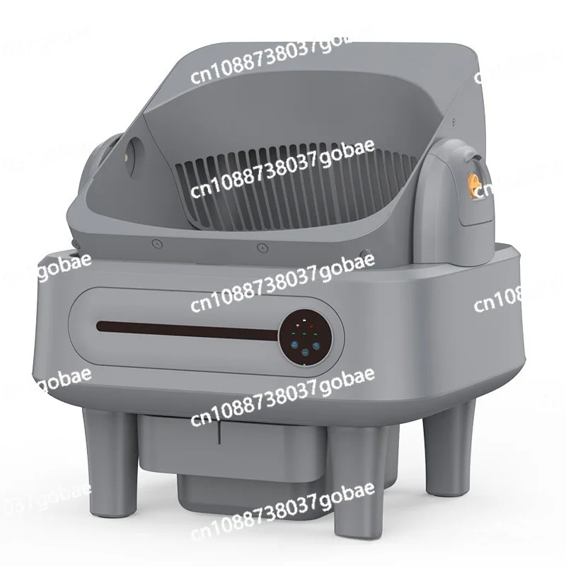 

Fully automatic intelligent cat litter box opening and closing for short footed cats