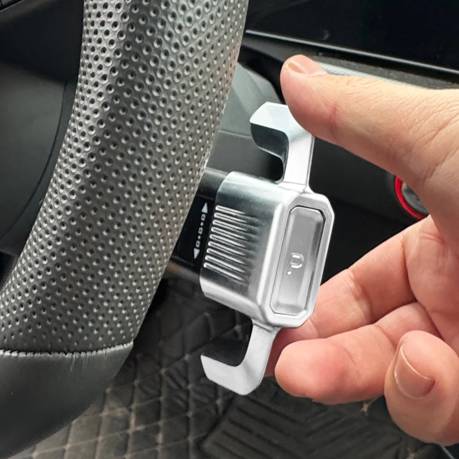 ABS عجلة توجيه سيارة التحول مقبض تروس التبديل غطاء المساعد لشركة هيونداي سانتا في MX5 2024 الملحقات الداخلية