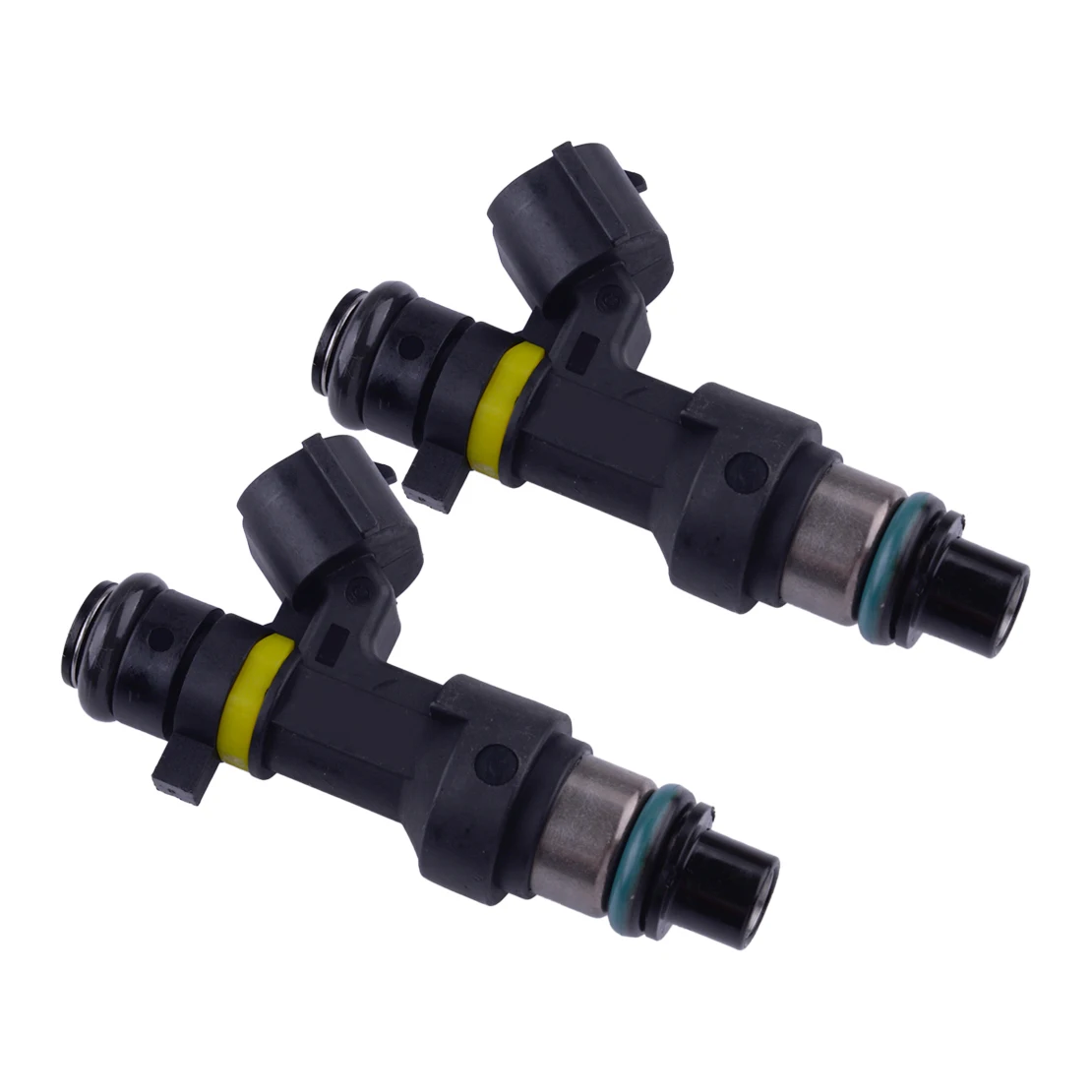 QR25DE 16600EN200 FBY2850 2Pcs Fuel Injector Nozzle Fit for Nissan X-Trail T30 T31 2.5L 2001-2008 2009 2010 2011 2012 2013 2014