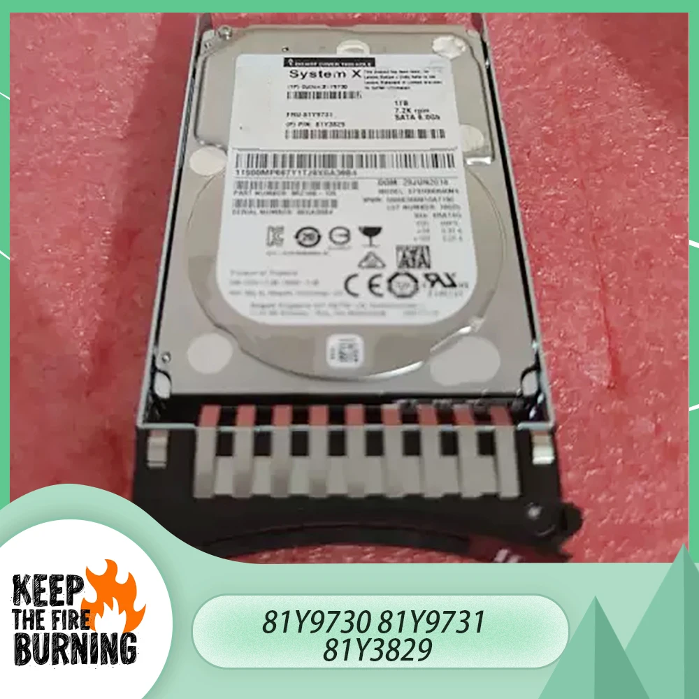 For IBM 81Y9730 81Y9731 81Y3829 1TB 2.5'' 6G 7.2K SATA HARD DRIVE  HDD