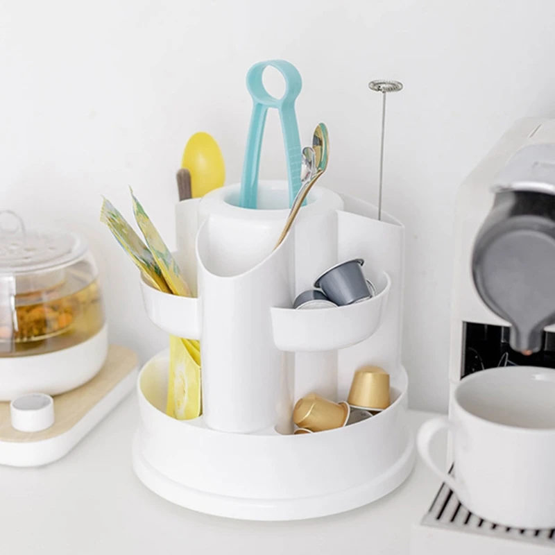 360 искусственный держатель, Канцелярский Органайзер с несколькими отделениями, держатель для принадлежностей для ванной комнаты, органайзер для дома, ванной комнаты