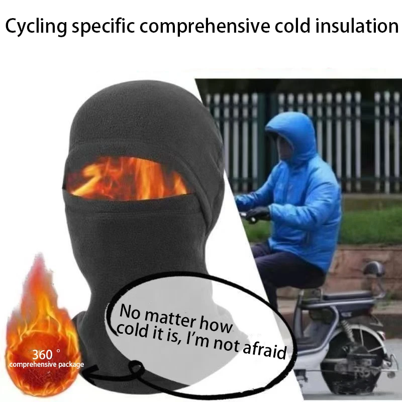 3Pcs Set Perlengkapan Olahraga Musim Dingin Termal, Sarung Tangan & Kaus Kaki, Set Bersepeda Luar Ruangan Unisex, Topi Syal Sarung Tangan Pria Wanita, Set Hangat Bersepeda