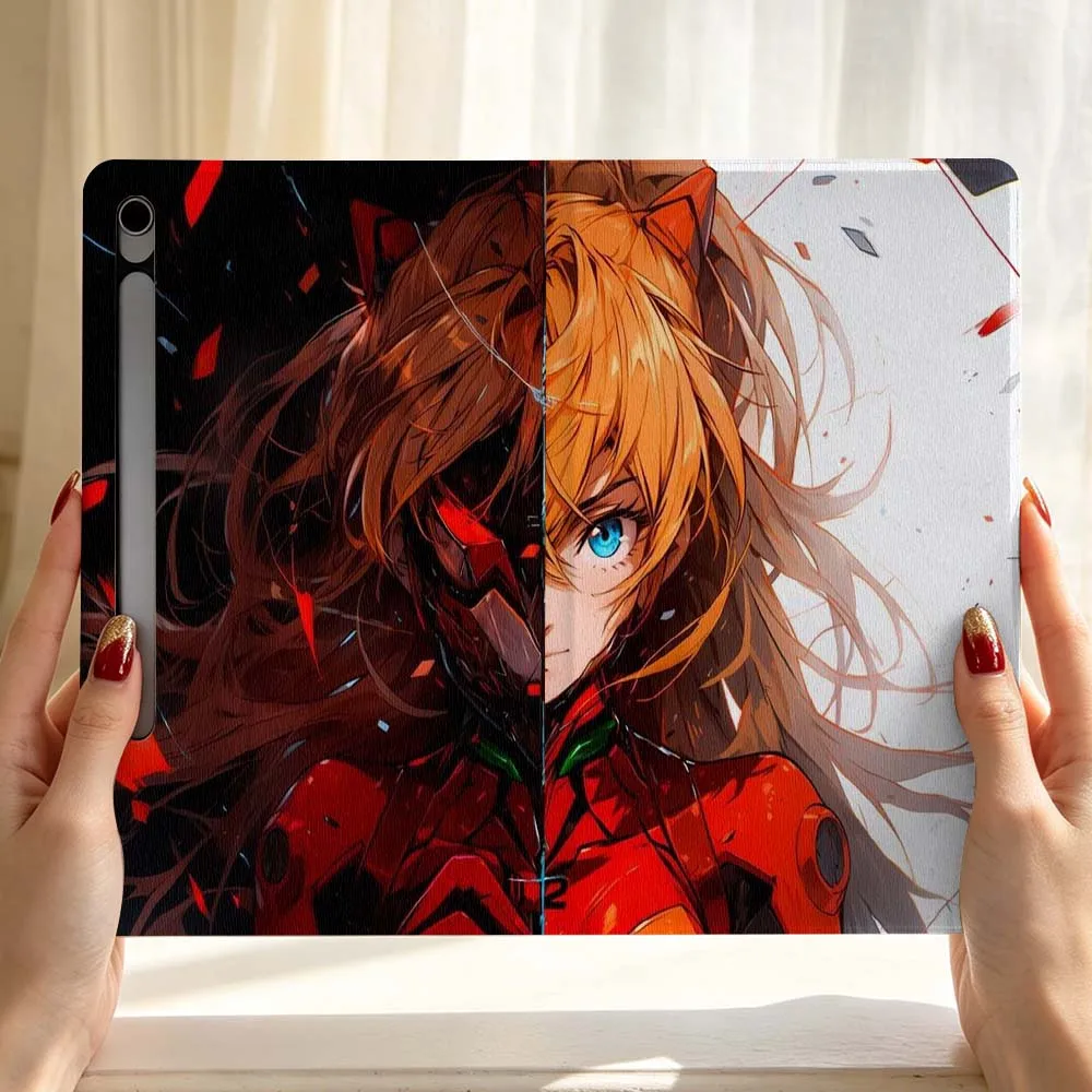 A-Asuka Cool Girl Soft For Samsung Galaxy Tab S11 S10 S9 S8 S7 S6 A9 A8 A11 Lite FE Plus Pen Tray Tablet Case