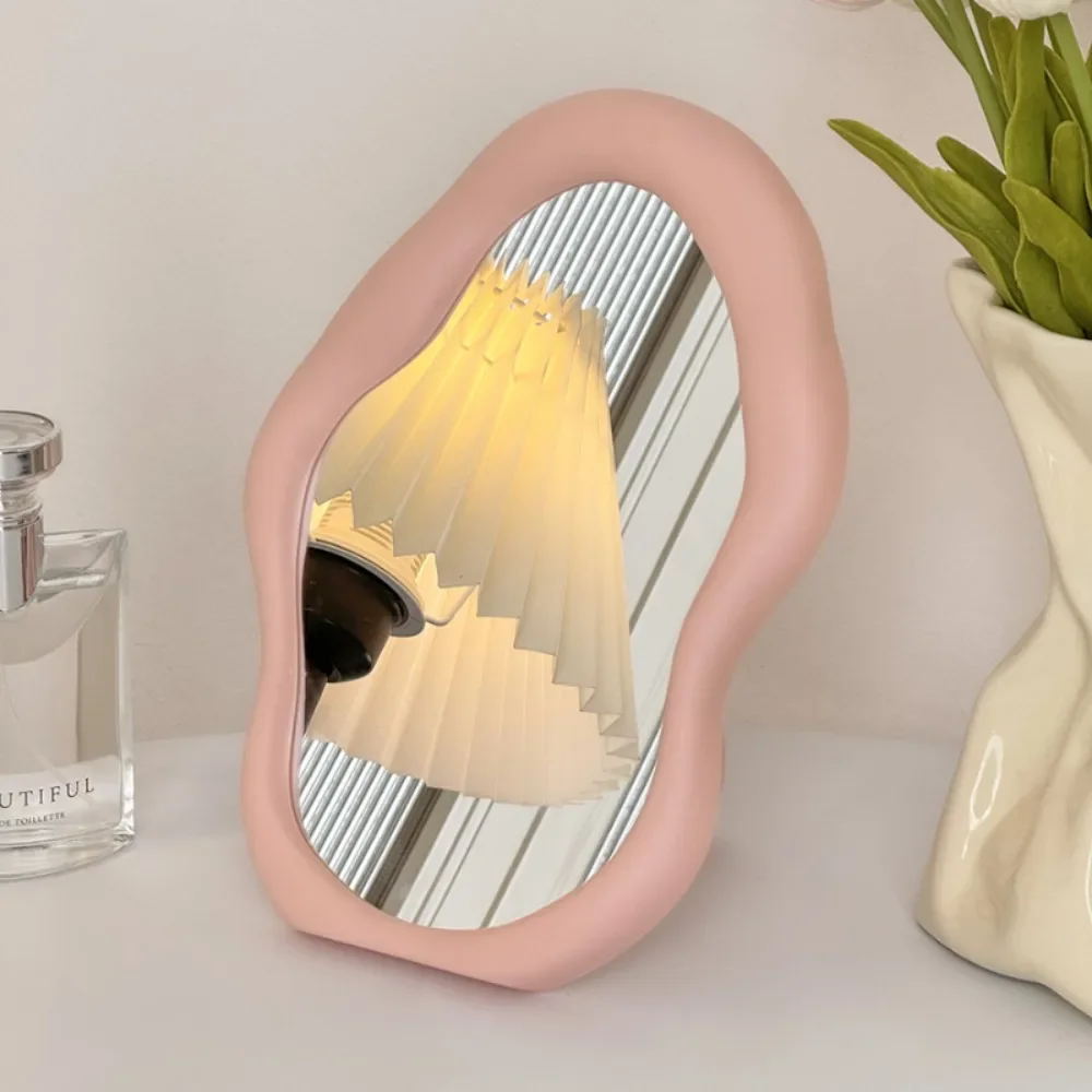 Design Nordic Decorative Mirrors Art Irregular Hallway Mini Mirror Jeweler Portable Deco Chambre Home Furniture Decoraction
