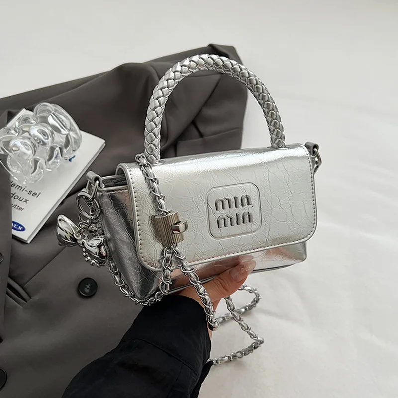 

Cosmetic Bag new high-grade fashion all-match shoulder messenger bag small square bag