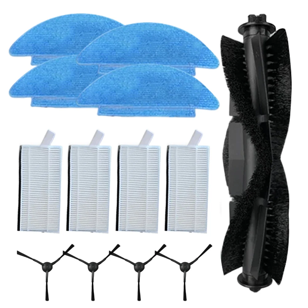 Main Side Brush Filter Mop Pad Kit For For Cecotec For Conga For 7490 7290 For Genesis For X-Treme Robot Vacuum Cleaner Replacem