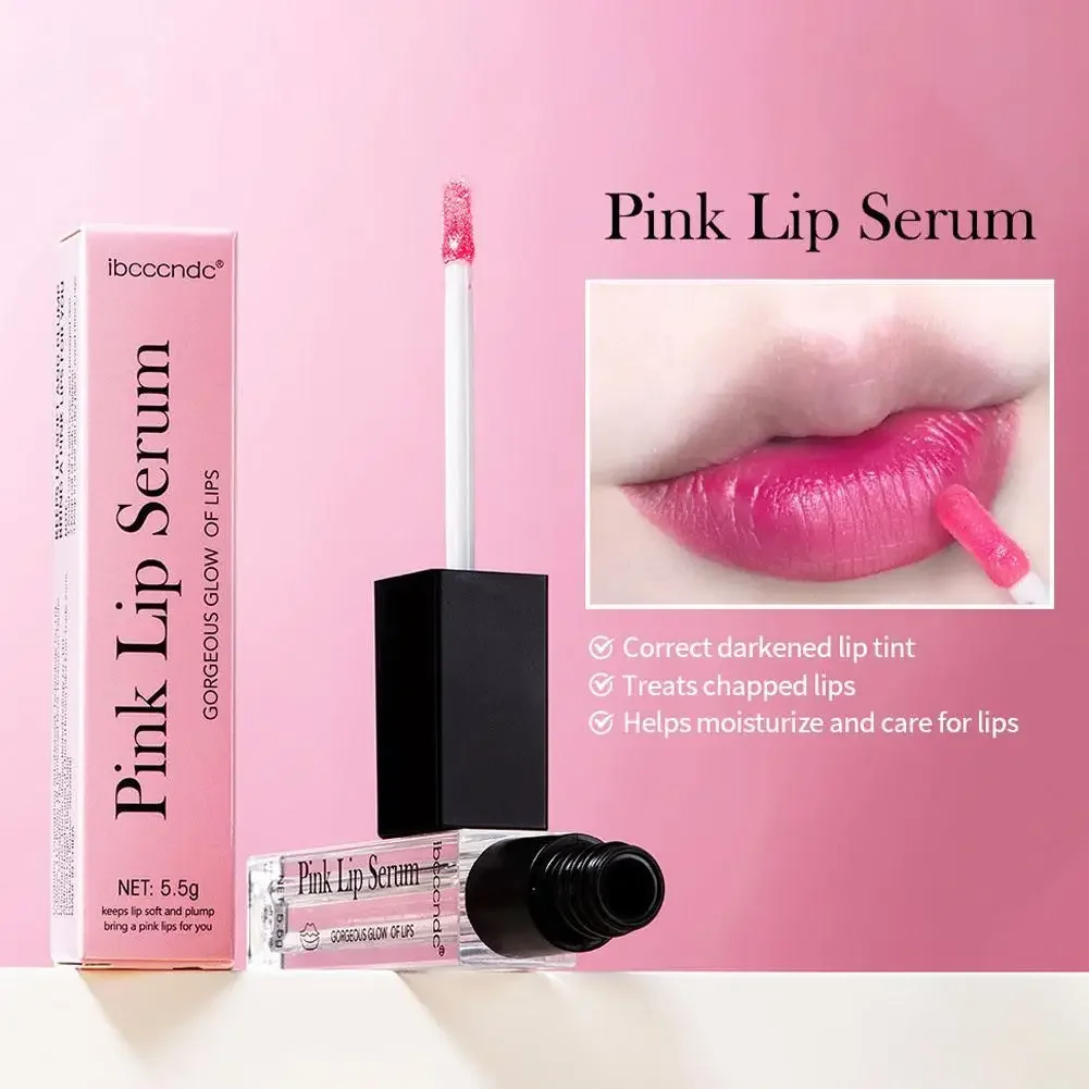

Розовая сыворотка для губ Pink Fresh Remove Dark Lips Gel Осветляющая эссенция Крем-бальзам Repair Fine Line Осветляющий уход за губами