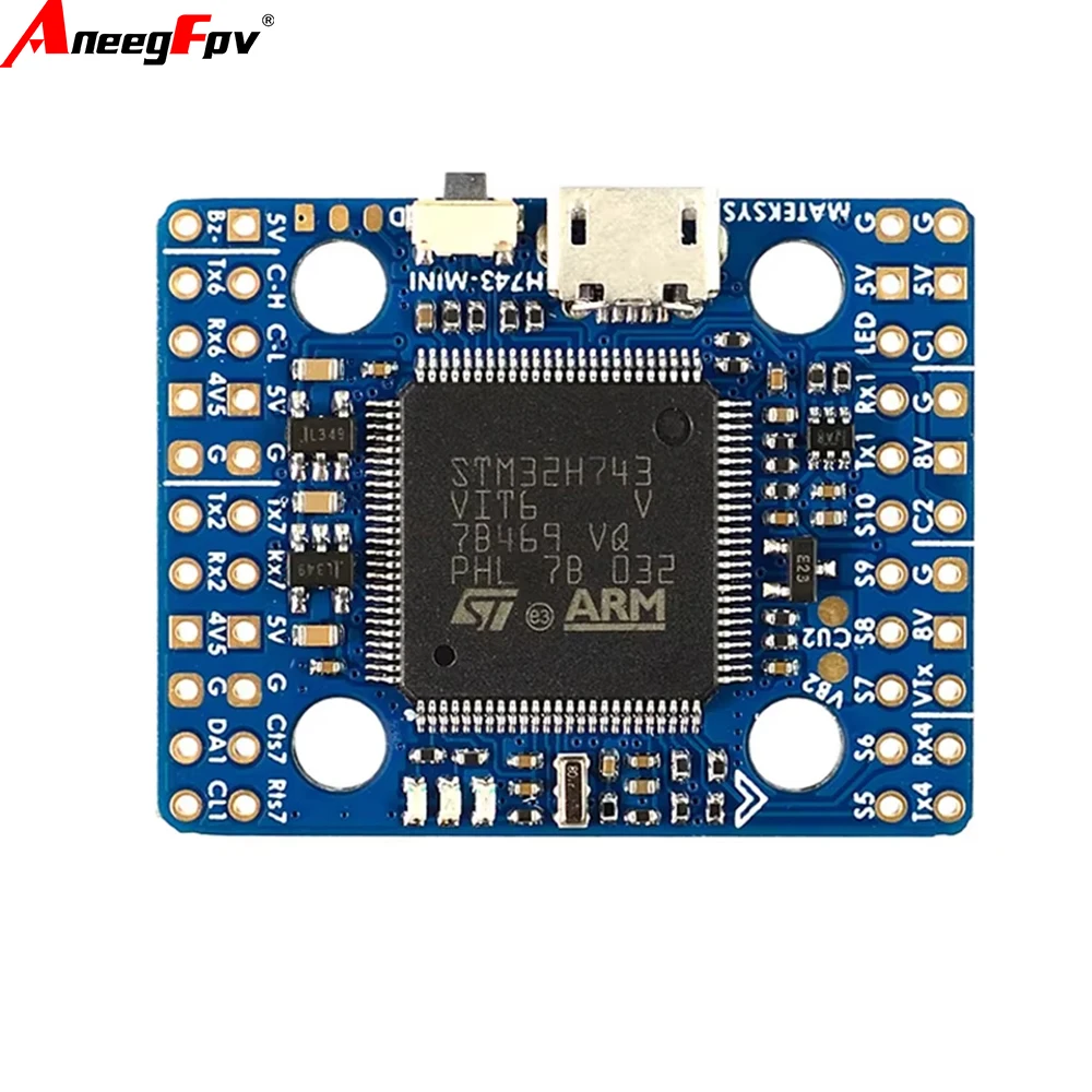 MATEKSYS Matek H743 MINI V3 Contrôleur de vol FC H743 20x20mm ICM42688P ICM42605 11 PWM 2-8S Lipo pour drone de course FPV RC