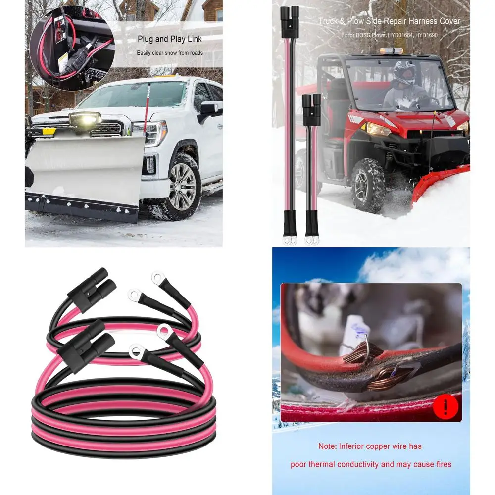 

Кабель питания для снежного плуга — универсальный комплект для ремонта грузовиков и плуга — замена для HYD01684/01690