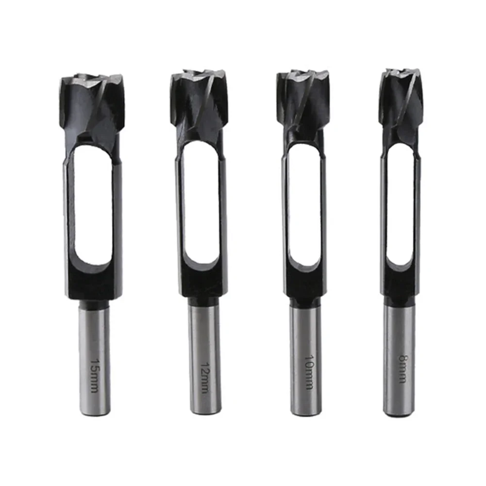 Wood Drill Bits Set of 4 Perfect for Furniture and Woodworking Projects High Carbon Steel for Lasting Performance