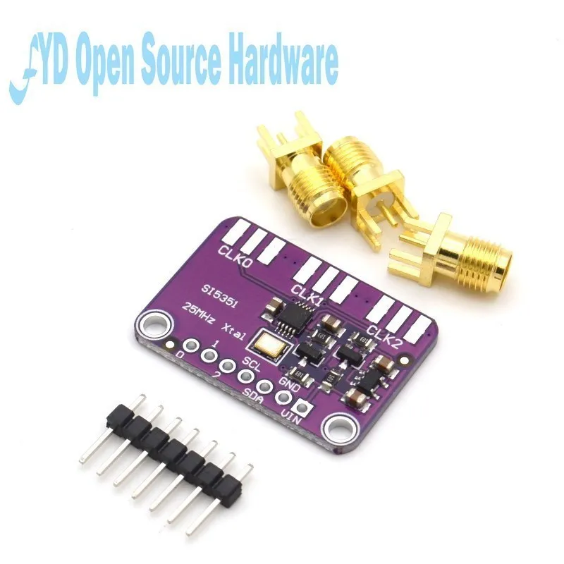 DC 3V 5V CJMCU-5351 Si5351A Si5351 I2C Clock Generator Breakout Board Signal Generator PLL Clock Divider 8KHz-160MHz