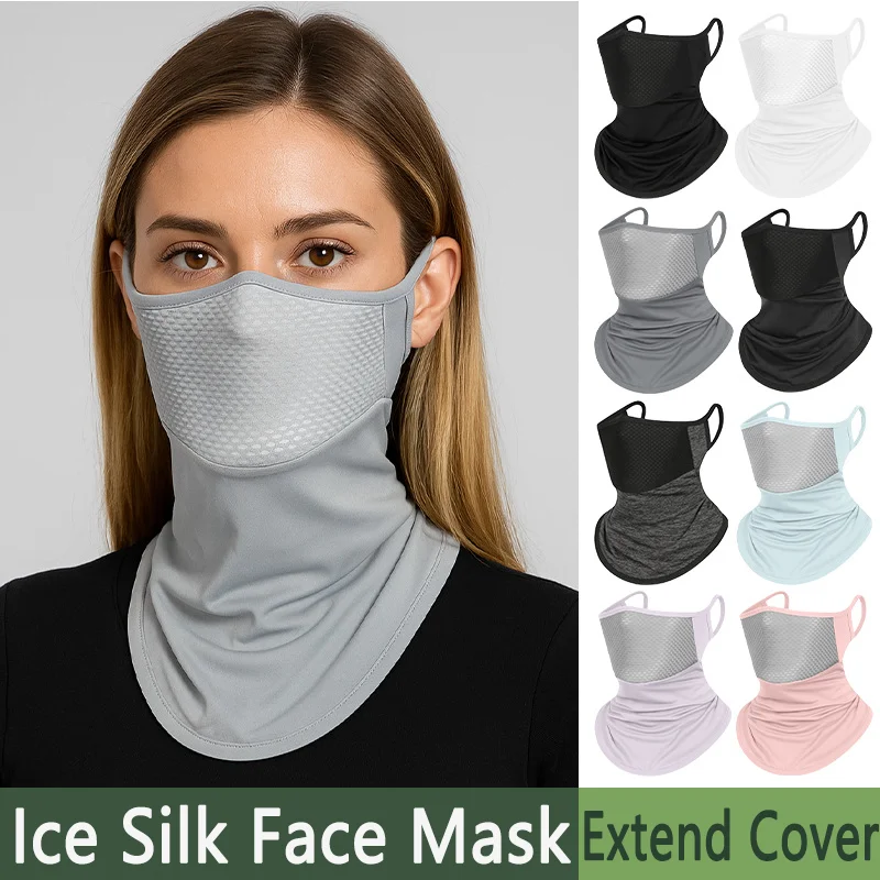 Summer Ice silk Mask UV Protection Breathable Cycling Bandan