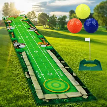 Portable Golf Putting Training Mat 1