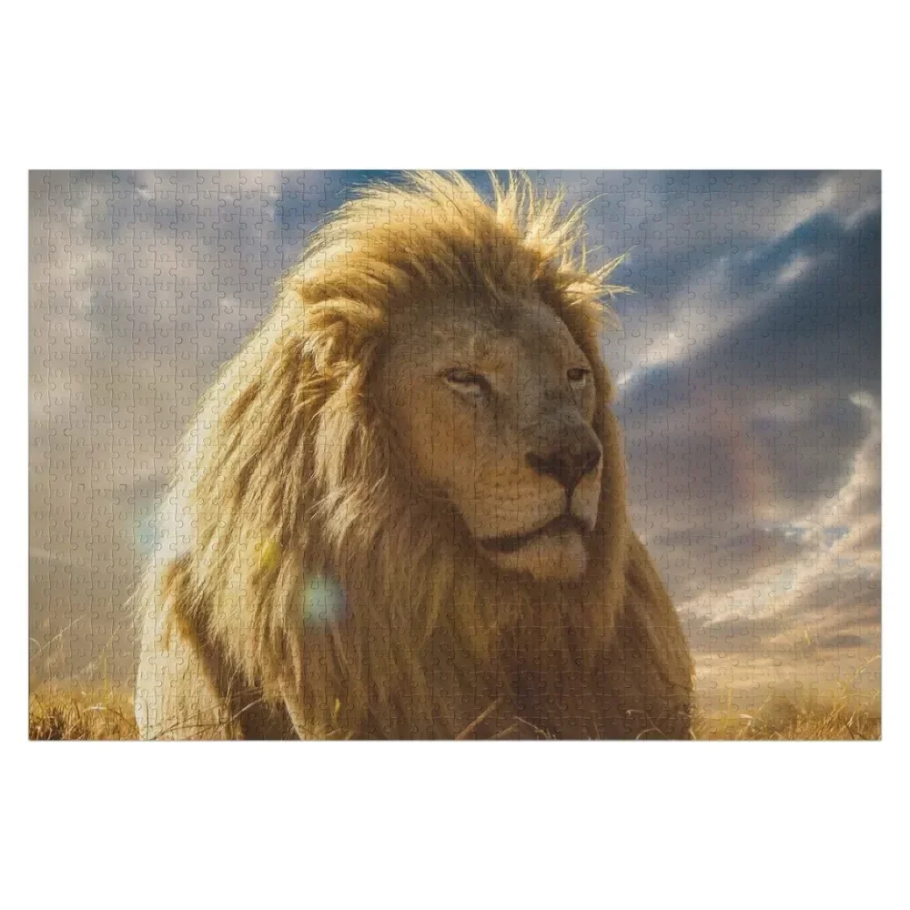 

Lion of Judah Inspiration Pic Jigsaw Puzzle Game Children Wooden Name Custom Personalized Puzzle