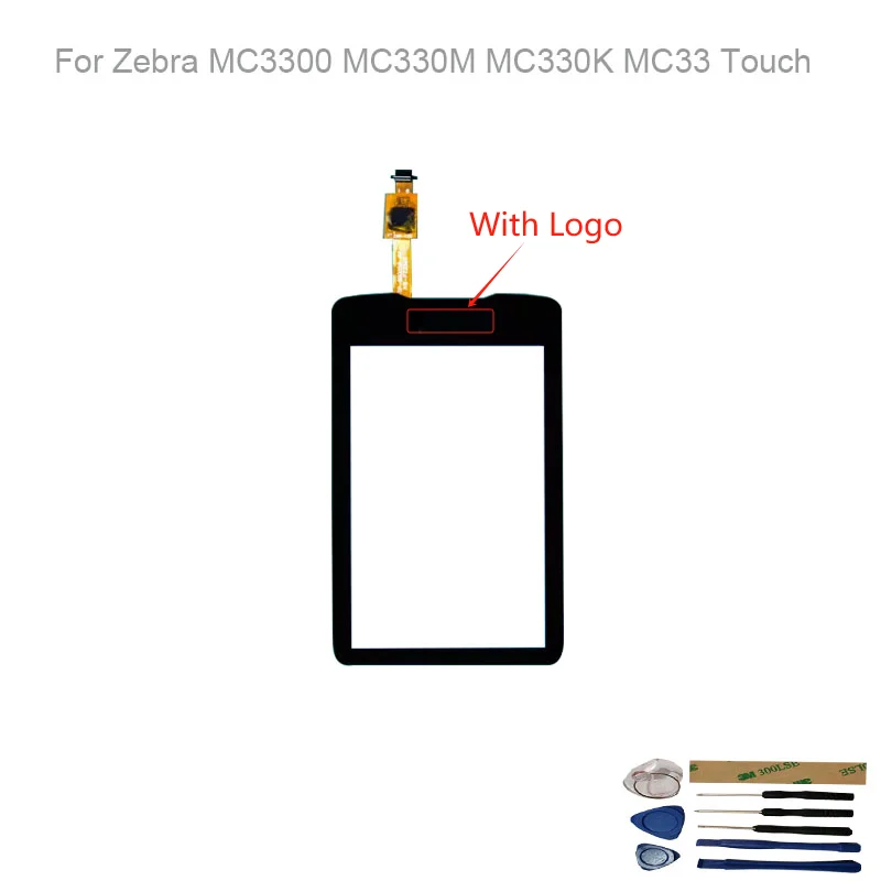 Touch Screen No LCD Display For Zebra MC3300 MC330M MC330K MC33 Touch Screen With Repair Tools