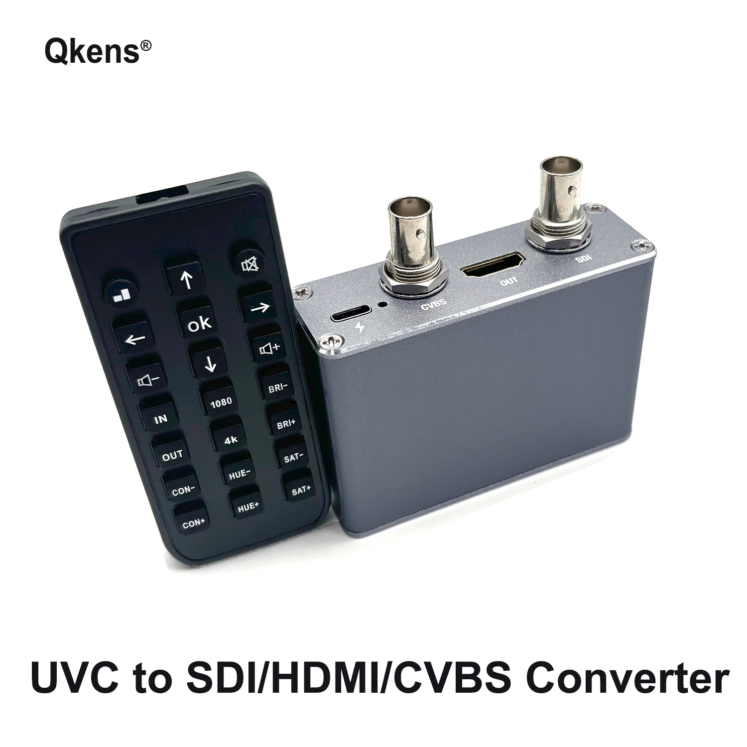 4K UVC To SDI HDMI CVBS Converter Adapter for DJI Pocket 3 4 Pro Action 5 6 for Insta360 X3 X4 X5 for GoPro Hero13 USB Cameras