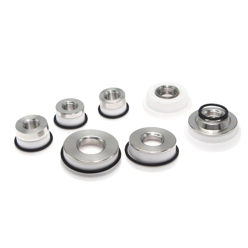 

D28 D32 Laser Ceramic Ring Nozzle Holder M11 M14 for Precitec Raytools WSX HANS Bodor Fiber Laser Cutting Machine Head