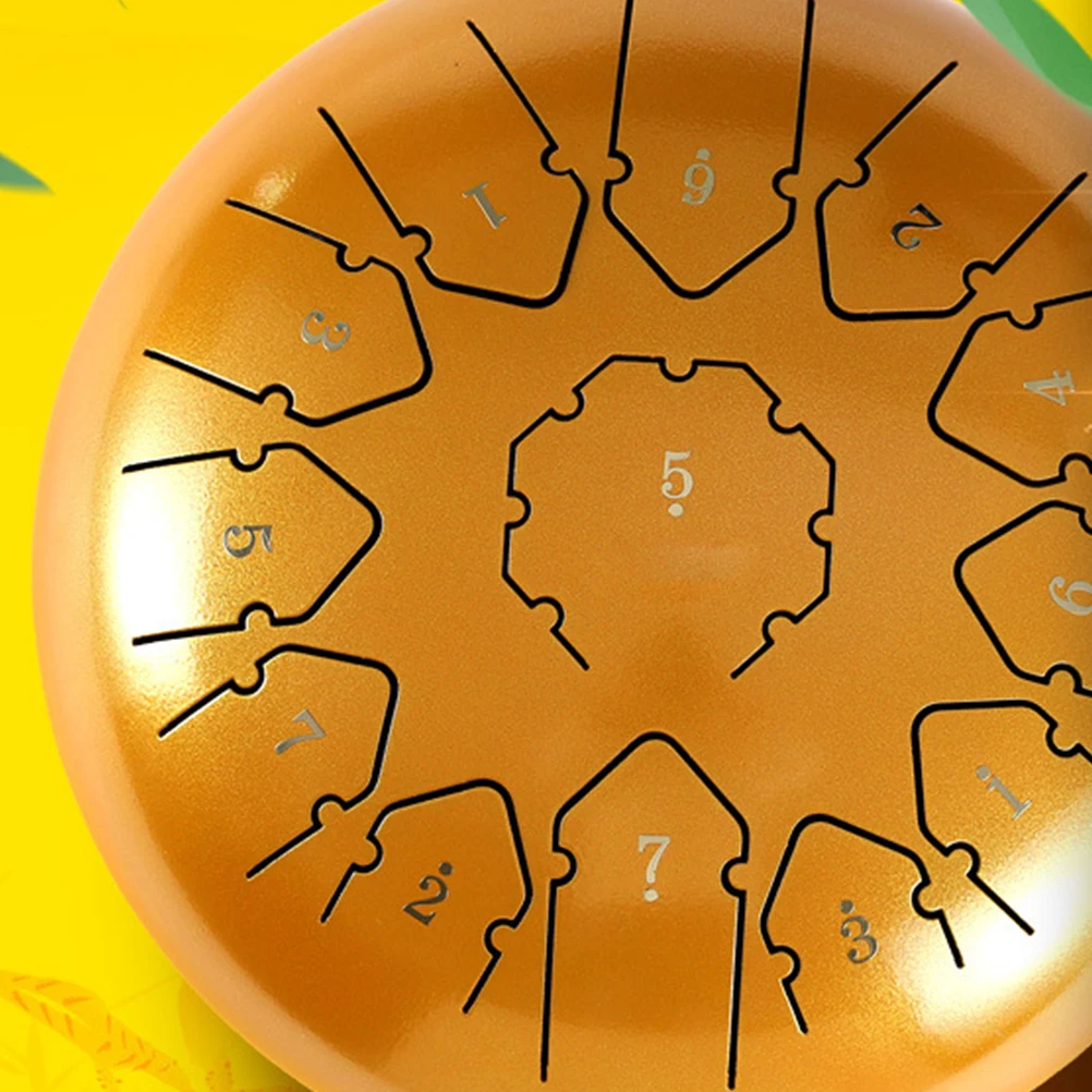 

6pcs 6 Sheets Removable Tongue Drum Stickers Ethereal Drum Accessories Scale Note Positioning Decals Beginners Learning Tool No