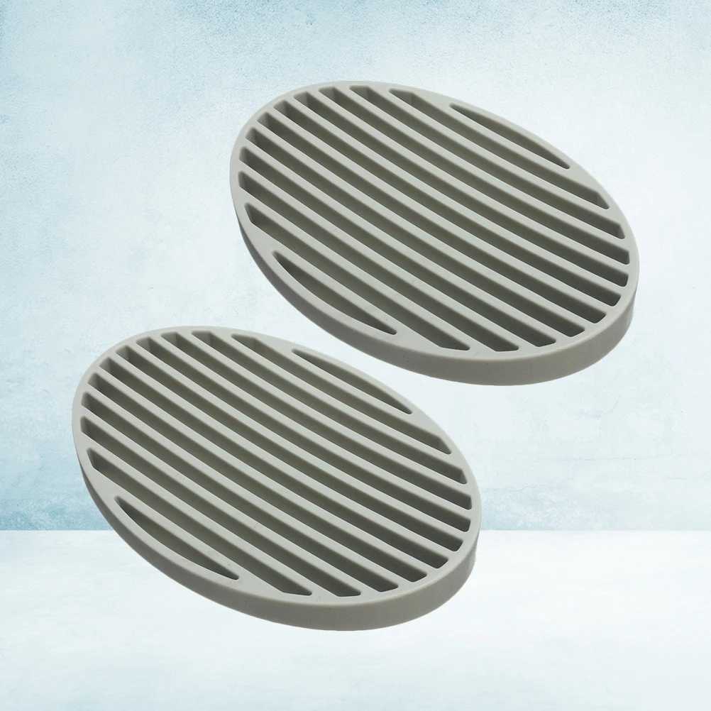 2 pezzi portasapone in silicone moderno bagno cucina portaspugna portapiatti design a ventosa antiscivolo facile da pulire portatile