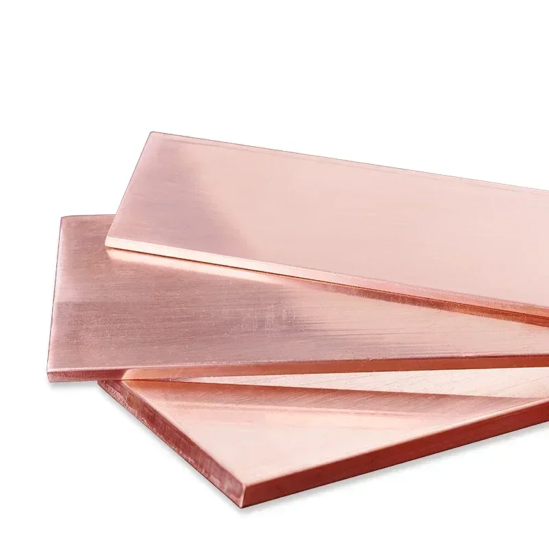 6x20x400mm Pure Copper Strip Red Copper Pad Foil Copper Plate Bar DIY CNC Material 6mm T2 Square 400mm Long image 5