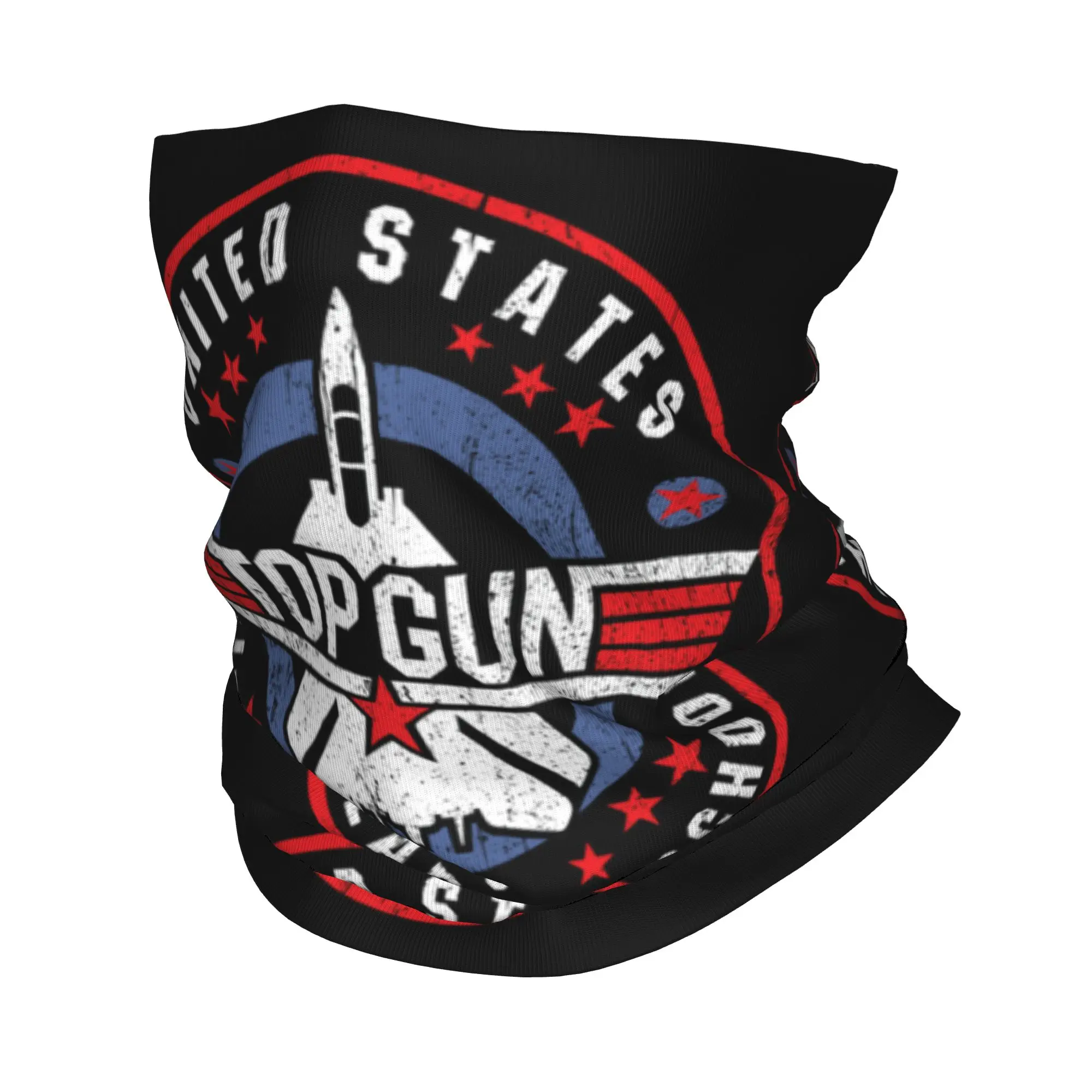 

Custom US Fighter Weapons Worn Bandana Neck Gaiter UV Protection Face Scarf Cover Top Gun Maverick Headwear Tube Balaclava