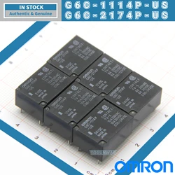 OMRON PCB Power Relay New Authentic Original Japan G6C-1114P 2114P-US-5VDC 12VDC 24VDC DC24V for Electronics Market