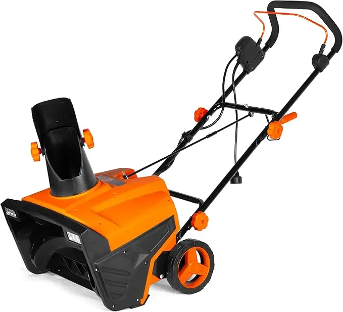 Snow Thrower, 15-Amp 20-Inch Electric Snow Blaster with Dual LED Lights (5670)