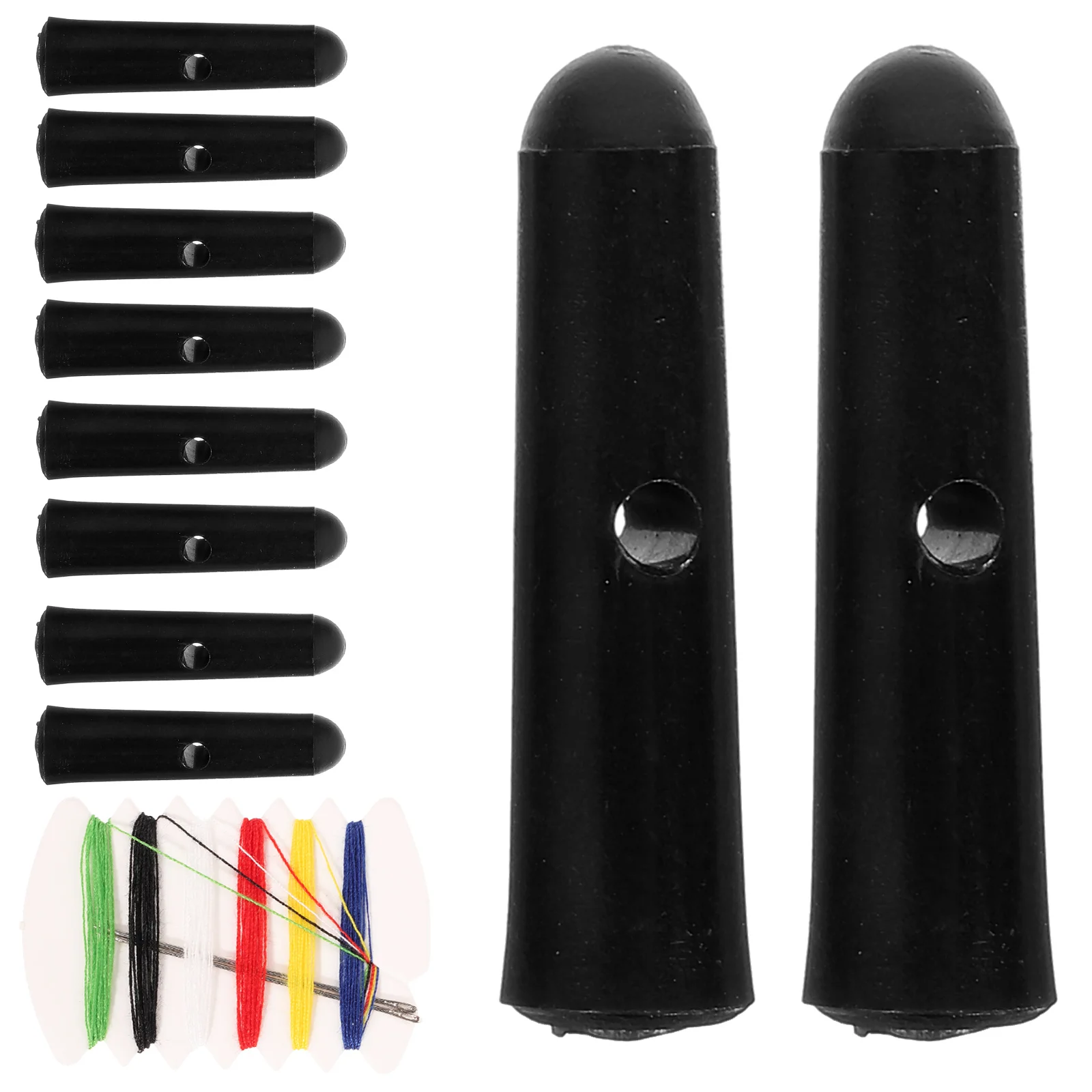 10 шт., бусины для зонта 3 2 мм, черные пластиковые костяные складные детали для зонта, запасные части, аксессуары, садовые принадлежности