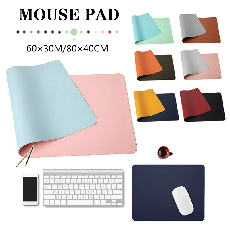 【Fast Delivery】Waterproof Leather Desk Mouse Pad Desktop Table Mat Anti Slip Laptop Computer Games Mouse Pad