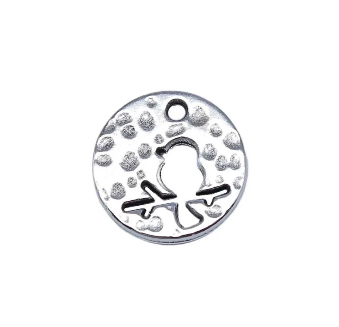 

20pcs 14x14mm Zinc alloy metal tibetan silver plated charm T0765 for jewelry making
