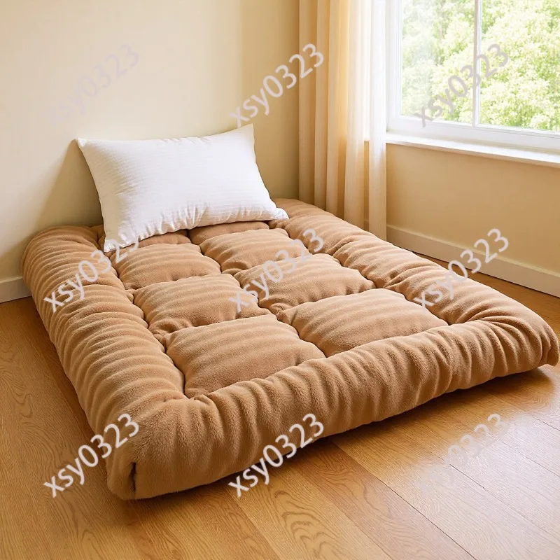 

Rabbit Fur Sponge Mattress Pad Soft Tatami Bed Topper For Beauty Salon Rental House Sleeping Protection Mat