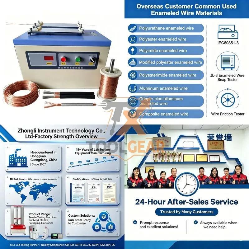 2026hotsale* IEC 60851-3 Enameled Wire Tester | JL-3 Snap Test Machine | Coated Conductor Durability