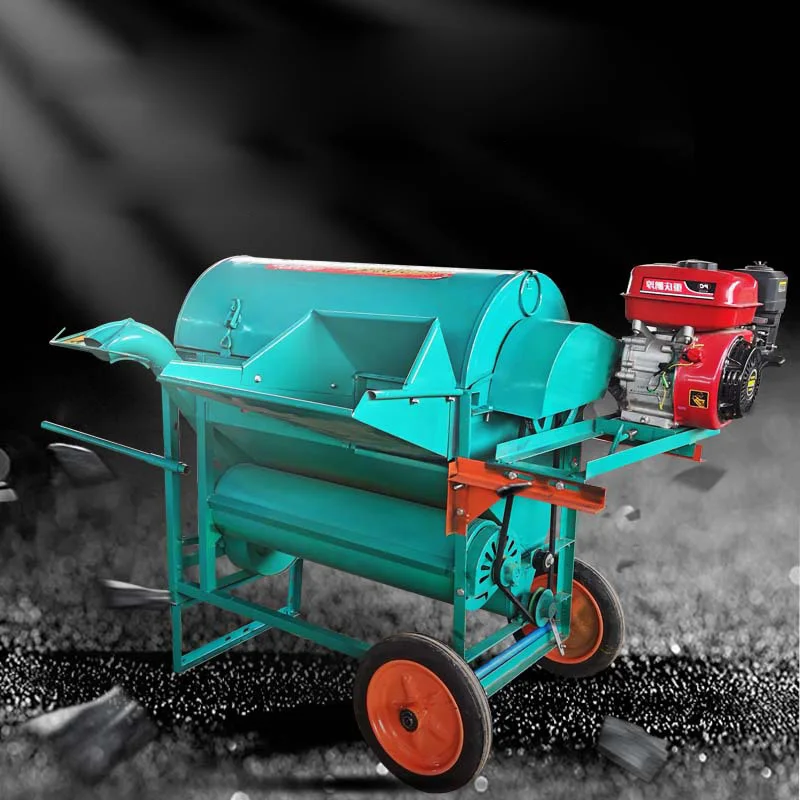 Automatic Bagging Thresher; Rice/Wheat/Rapeseed Thresher; Small Household Thresher; Belt-Driven; High-Efficiency (Customized)